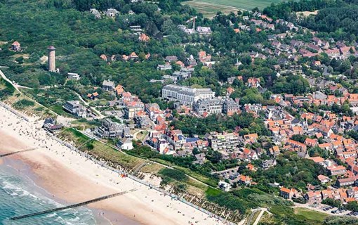 Strand kust bij Domburg