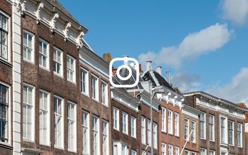 Social post Instagram of houses in Middelburg